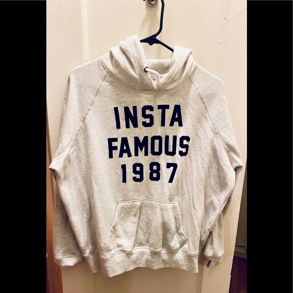Tan Insta famous Hooded Sweatshirt Hoodie
